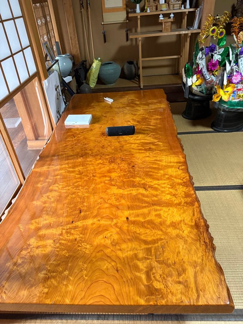 一枚板 座卓 2500×1100