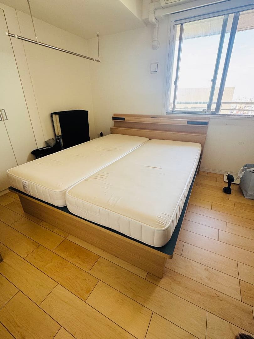 クイーンベットマットレスセット