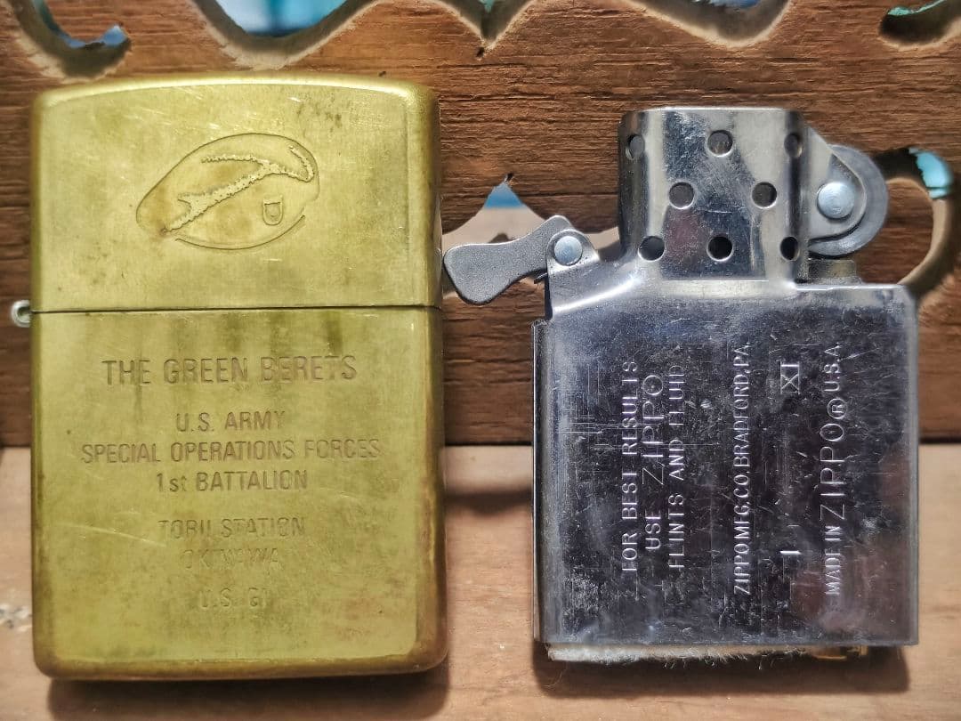 米軍放出品 zippo グリーンベレー特殊部隊