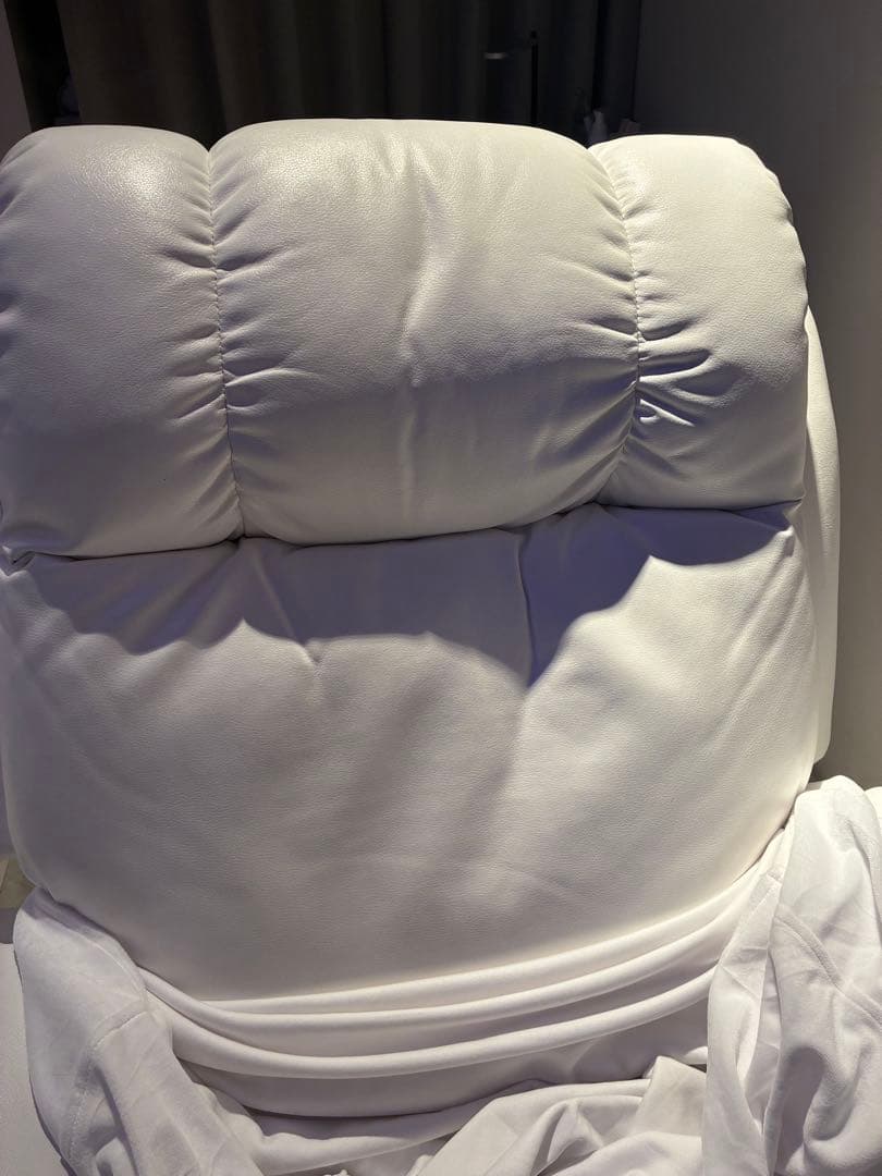 シフォンジュニア　サロン　電動　リクライニングソファ　ホワイト