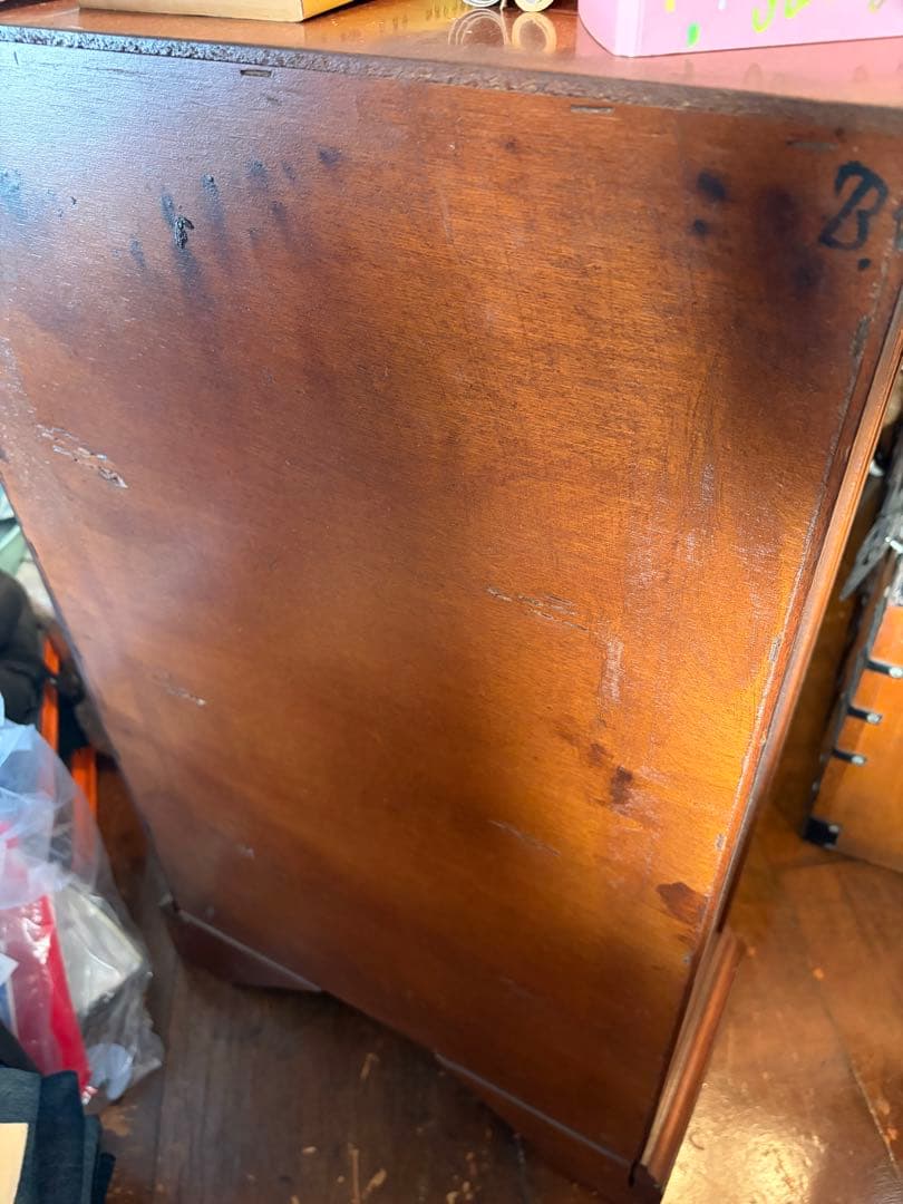 クラシックスタイル木製チェスト 4段