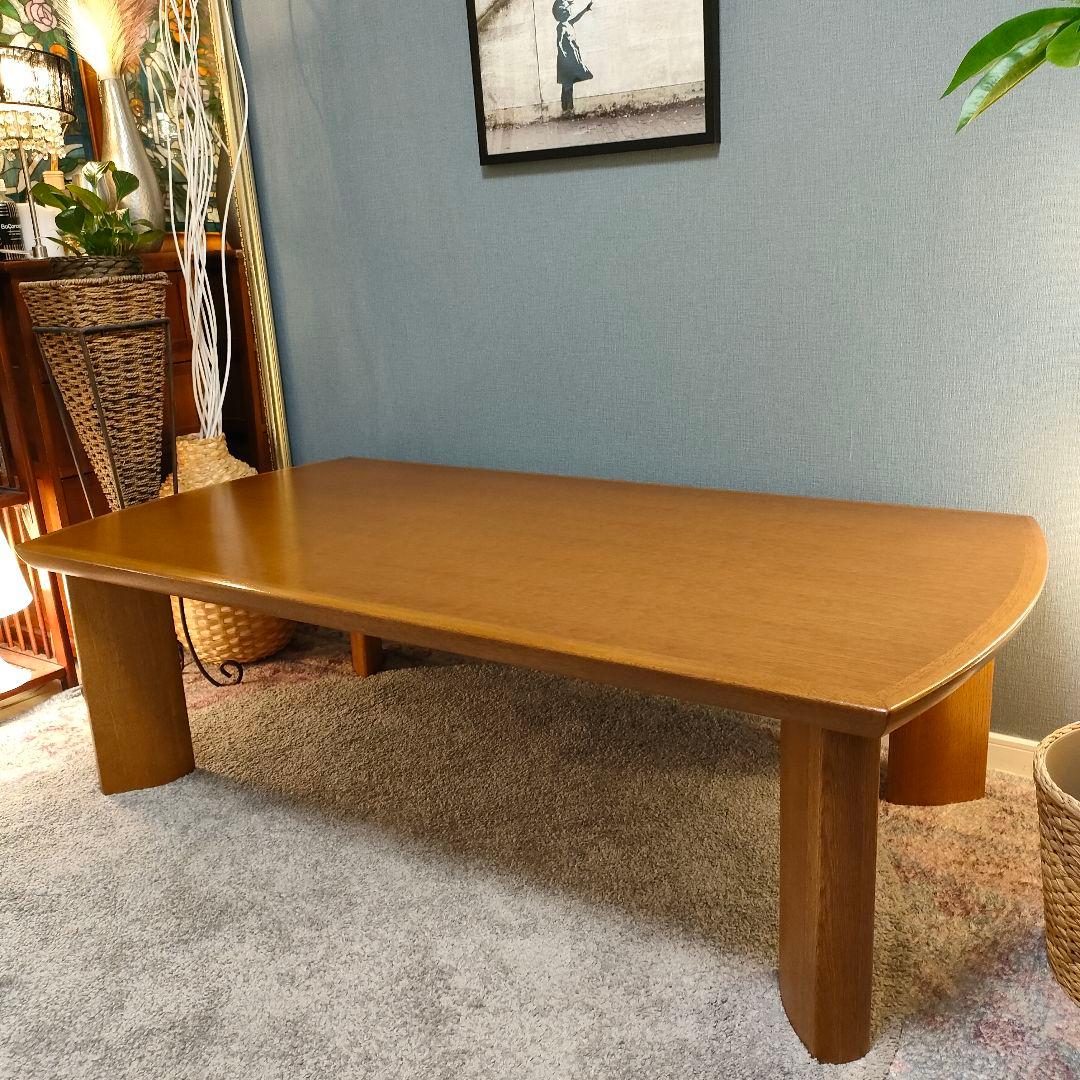 のーづ(nissin日進木工) 飛騨家具 オーク材 ローテーブル