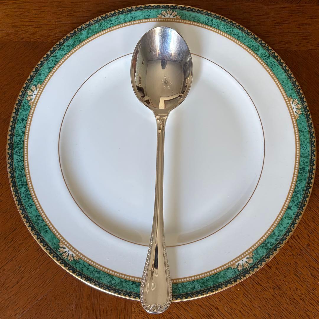 【パリオーダー　美品】クリストフルシルバー★リュバン★サラダサービング2本セット