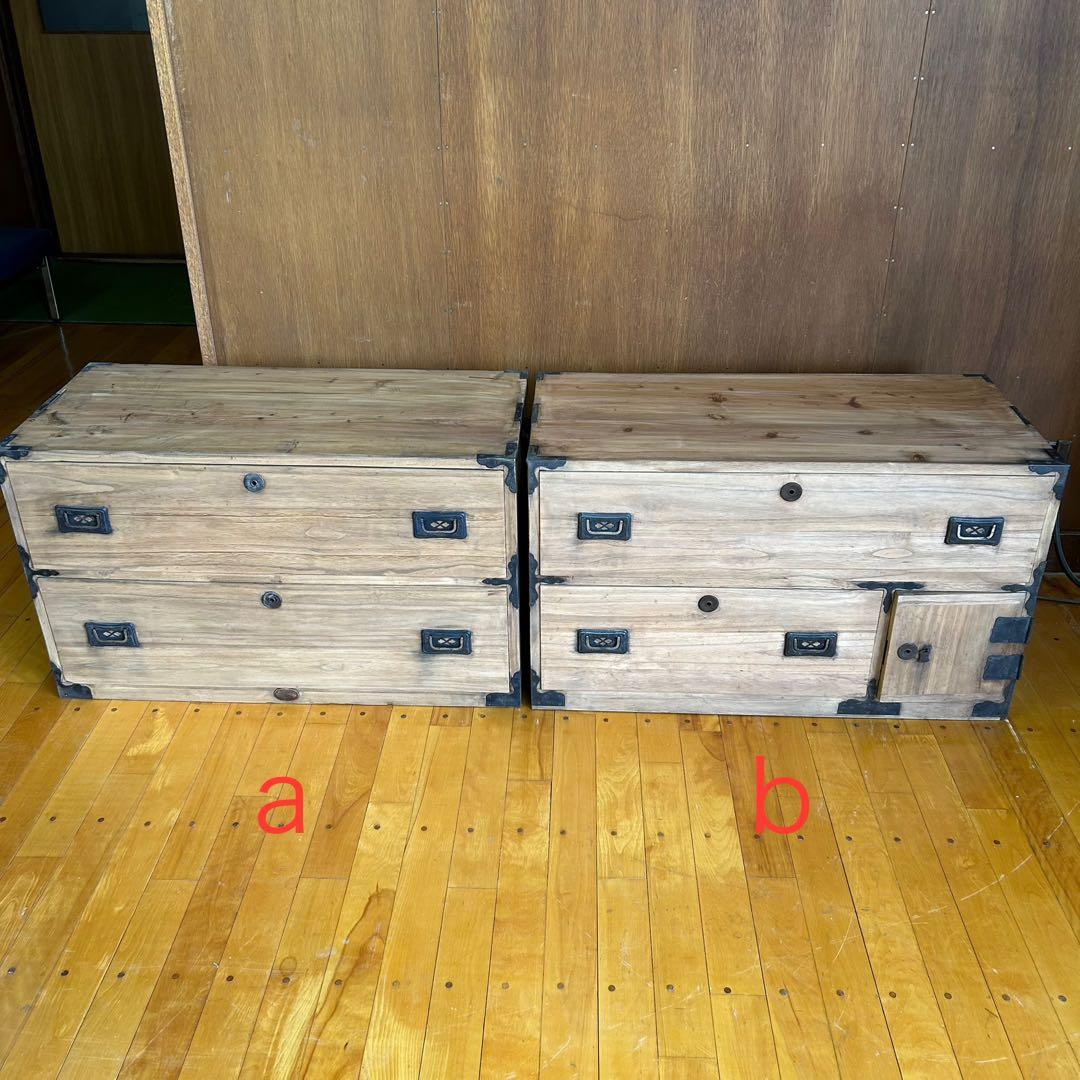 古箪笥(たんす) 店舗什器　棚　b