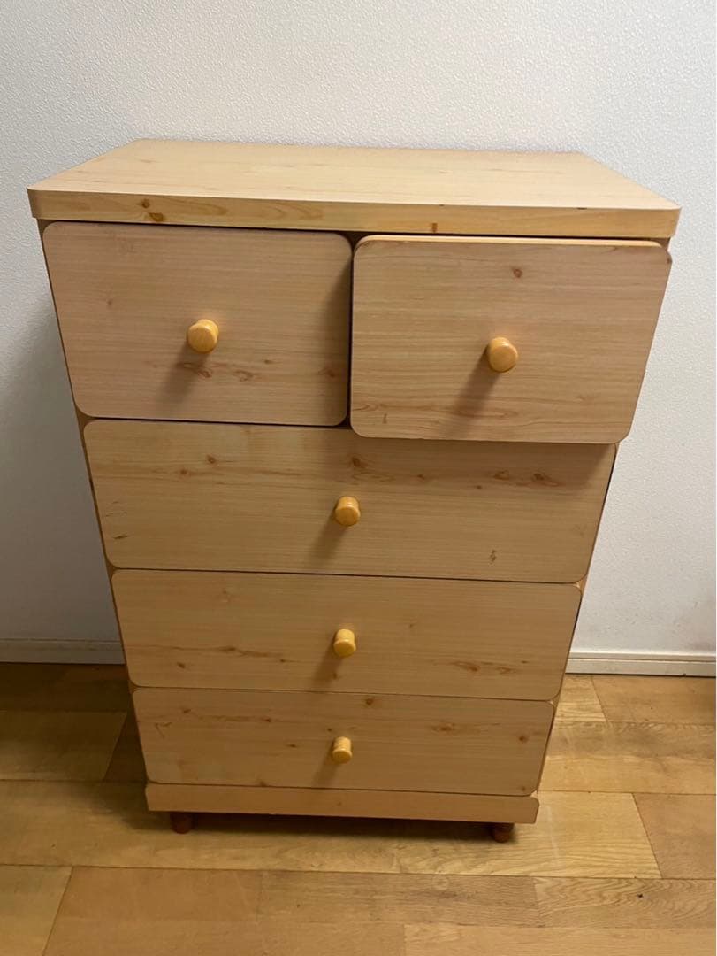 ナチュラルウッド 木製チェスト☆