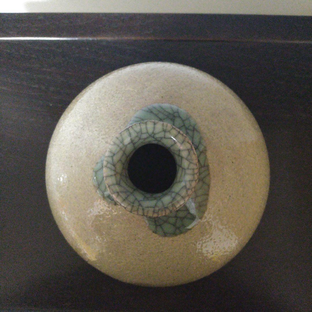 NO651 相馬駒焼 花瓶 田代法橋 馬絵 - メルカリ