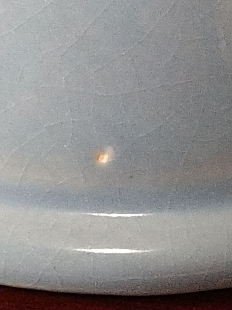 盆栽鉢　小品鉢　均窯外縁丸鉢