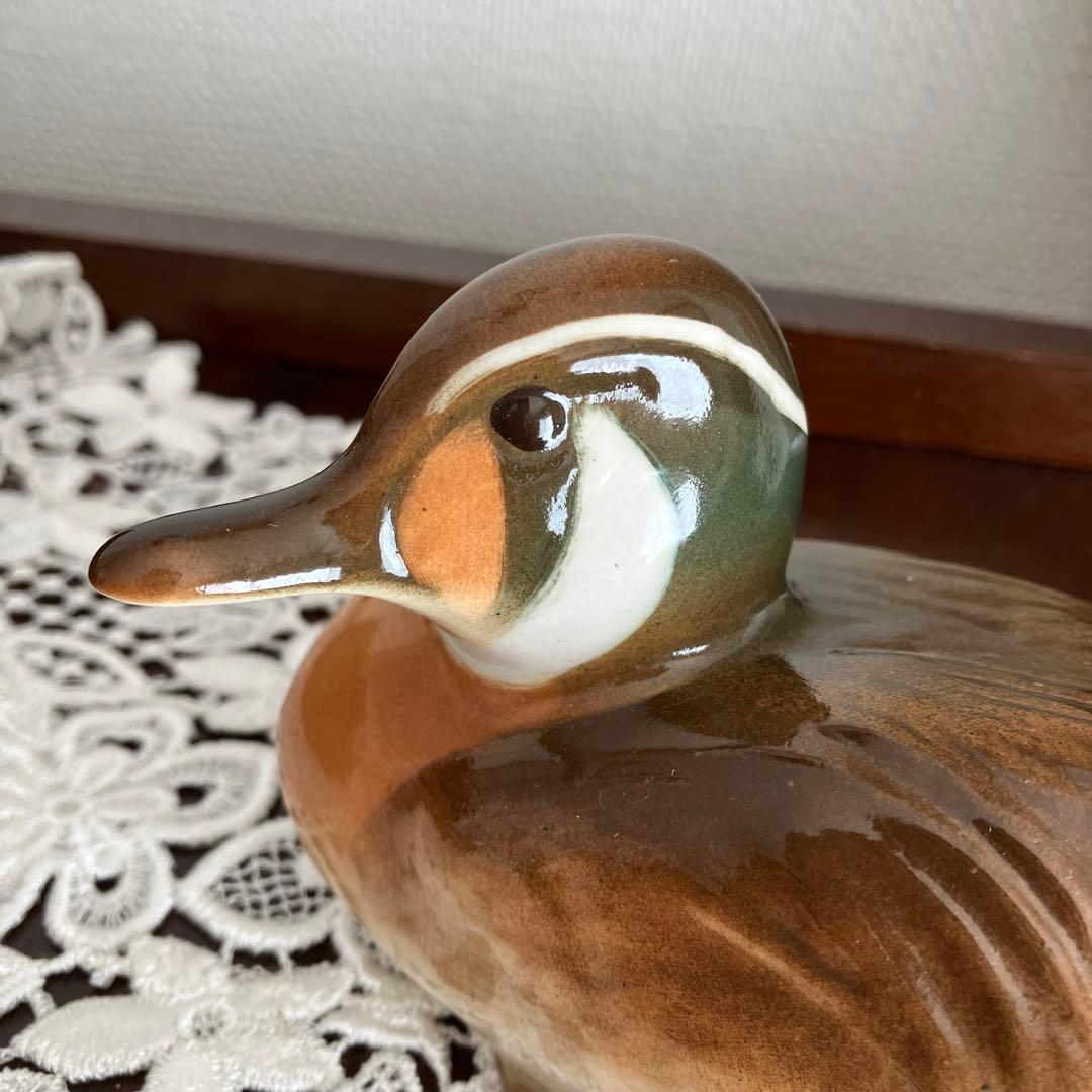 ロモノーソフ　鴨のフィギュア