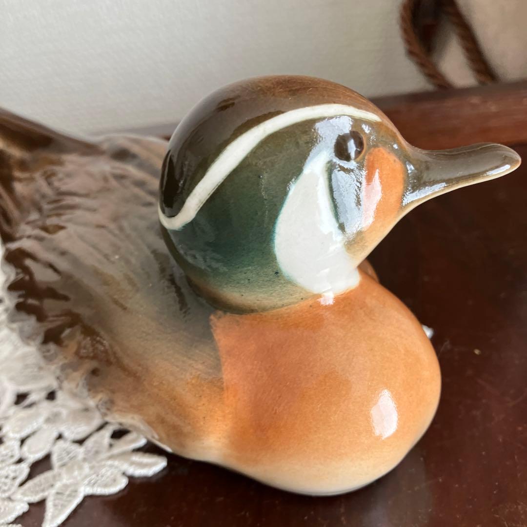 ロモノーソフ　鴨のフィギュア