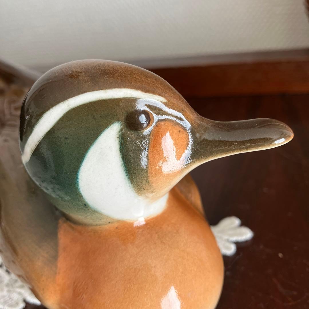 ロモノーソフ　鴨のフィギュア