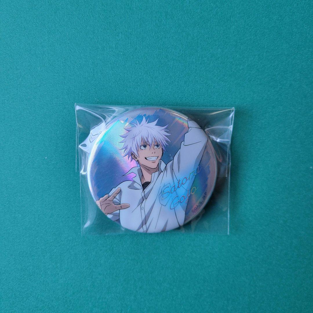 呪術廻戦 五条悟 トレーディングオーロラバスケ缶バッジ - メルカリ