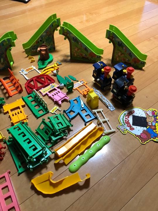 お山のシュッポー とけいえき おむすびころりん 昭和 レトロ ふみきり