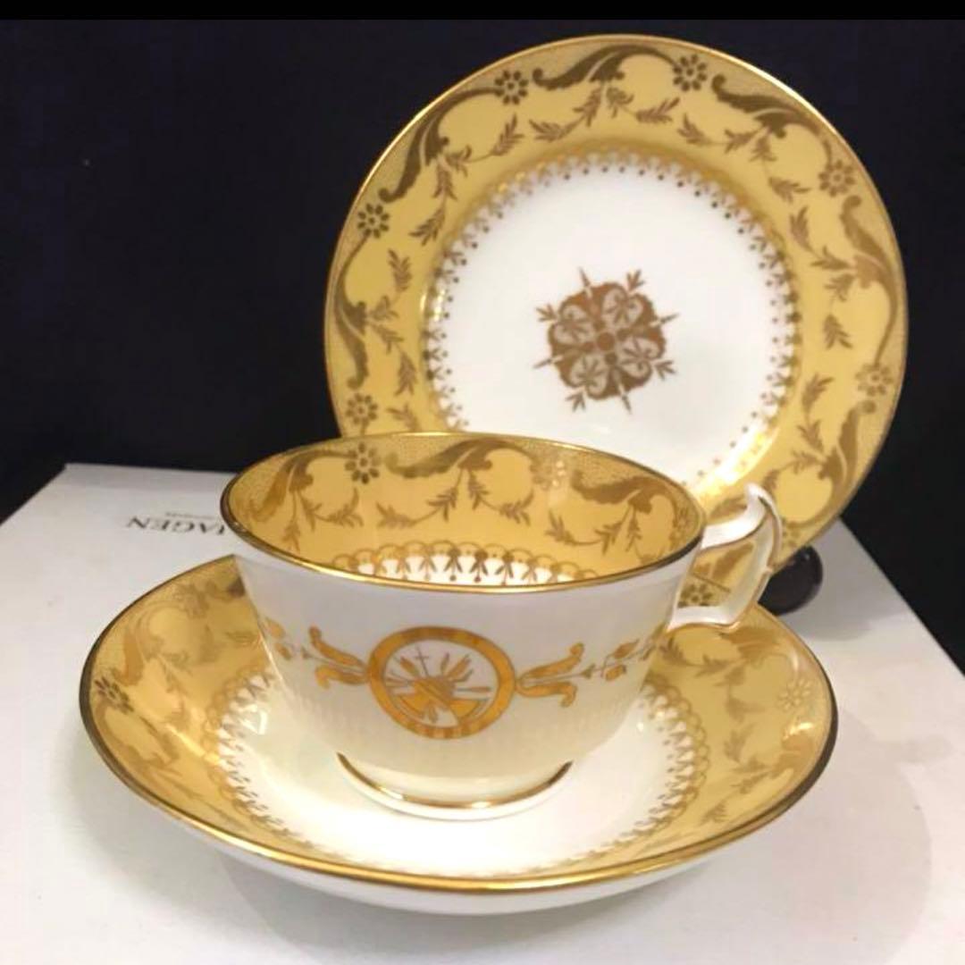 ミントン　アンティーク　金彩　レア