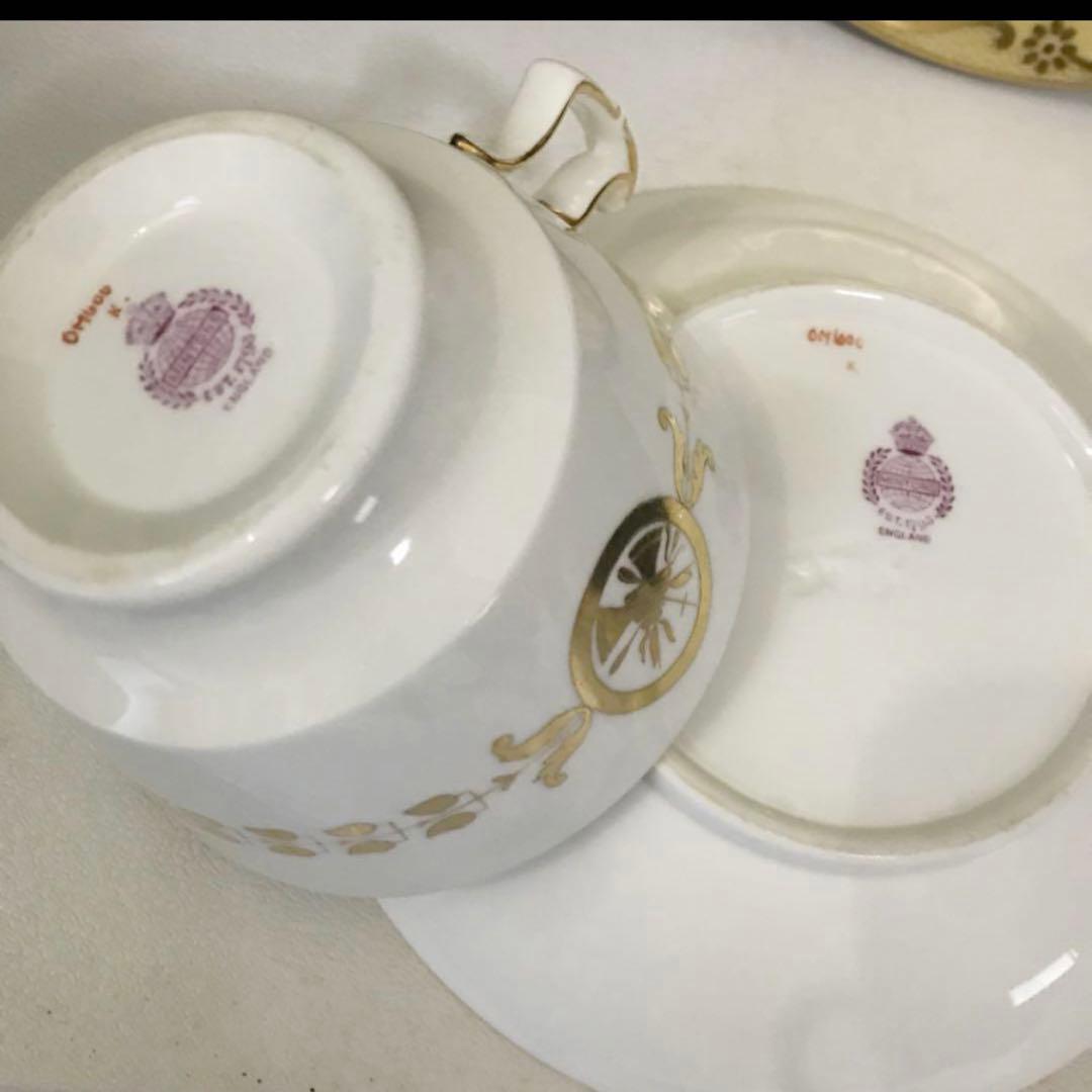 ミントン　アンティーク　金彩　レア