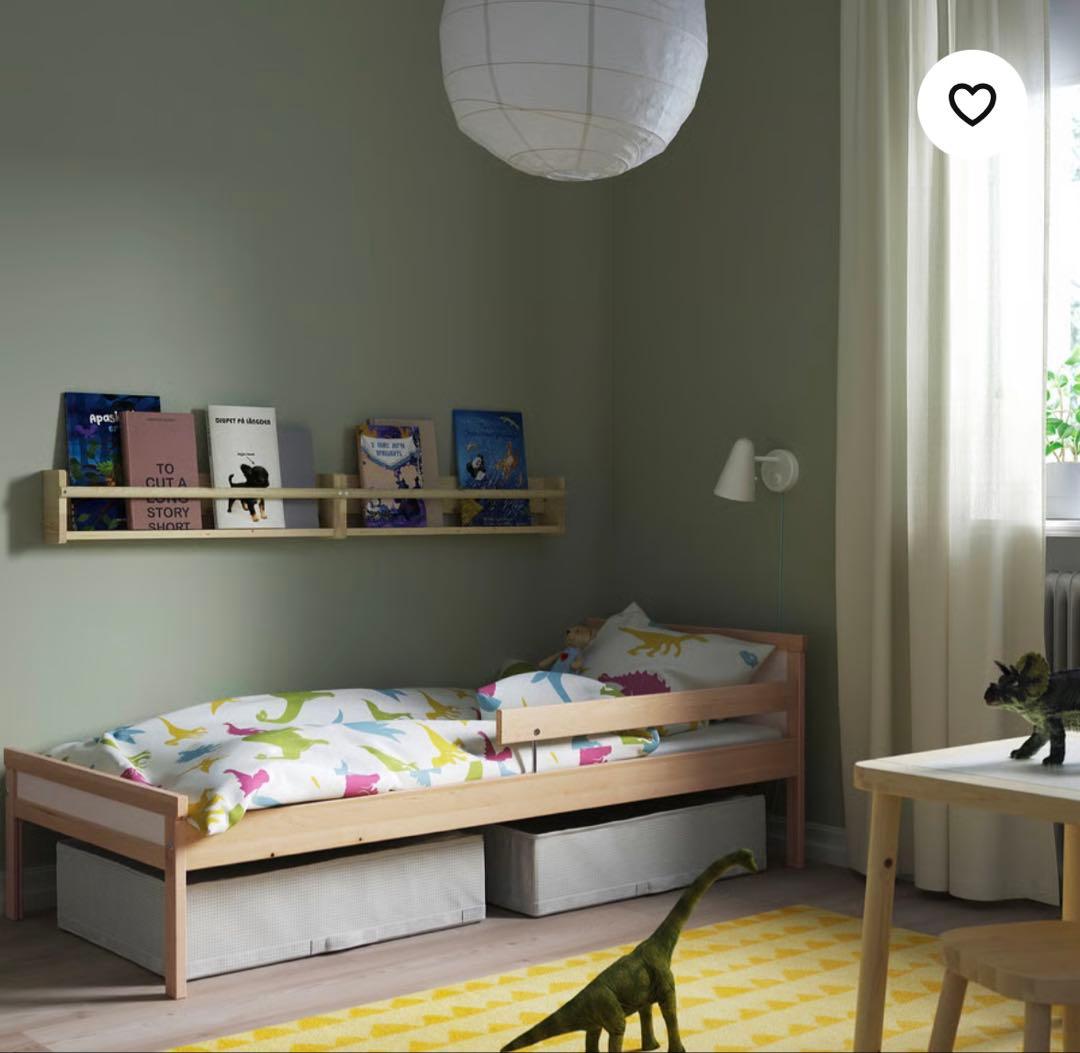 【完成品・組み立て済】SNIGLAR スニーグラル ベッドフレーム＆マットレス