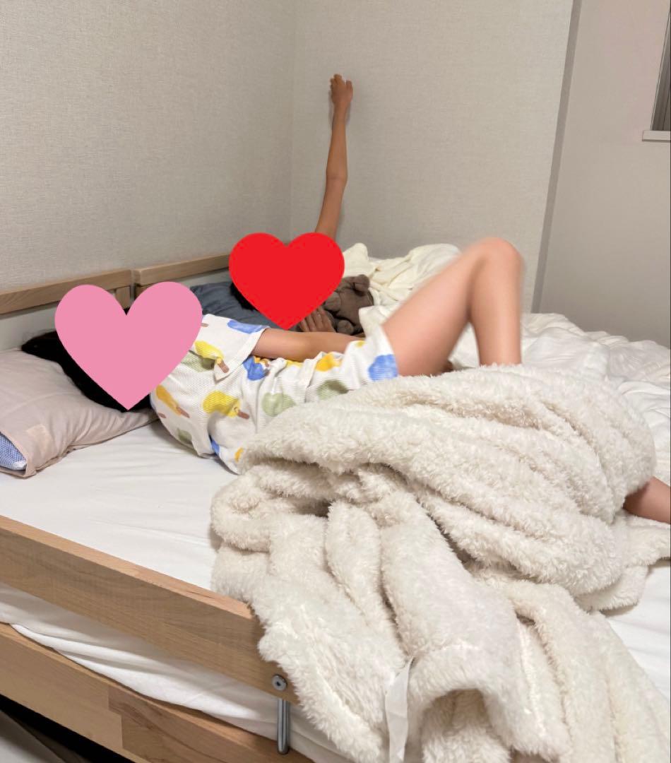 【完成品・組み立て済】SNIGLAR スニーグラル ベッドフレーム＆マットレス