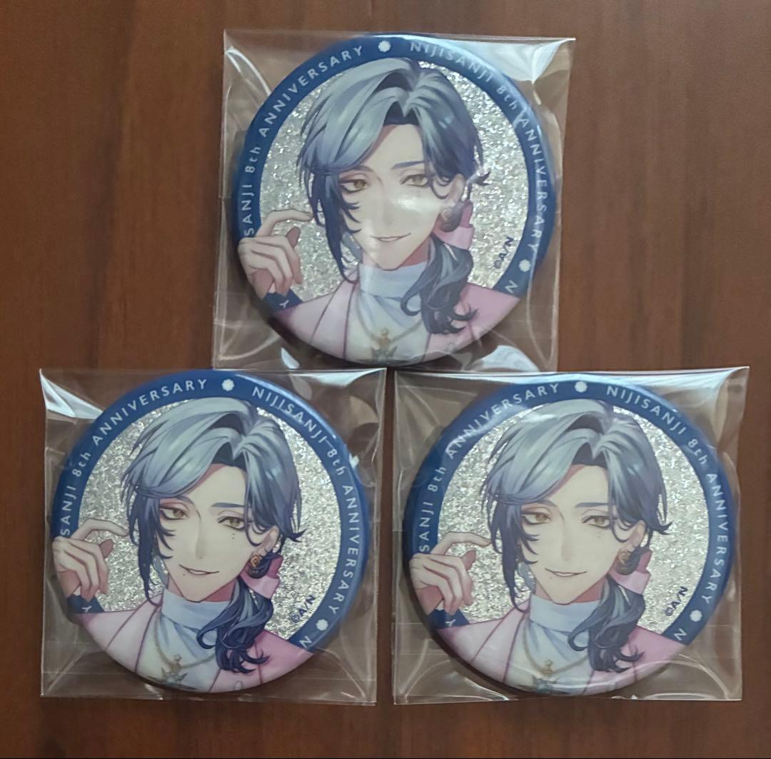 にじさんじ ミラン・ケストレル 8周年 グリッター缶バッジ - メルカリ