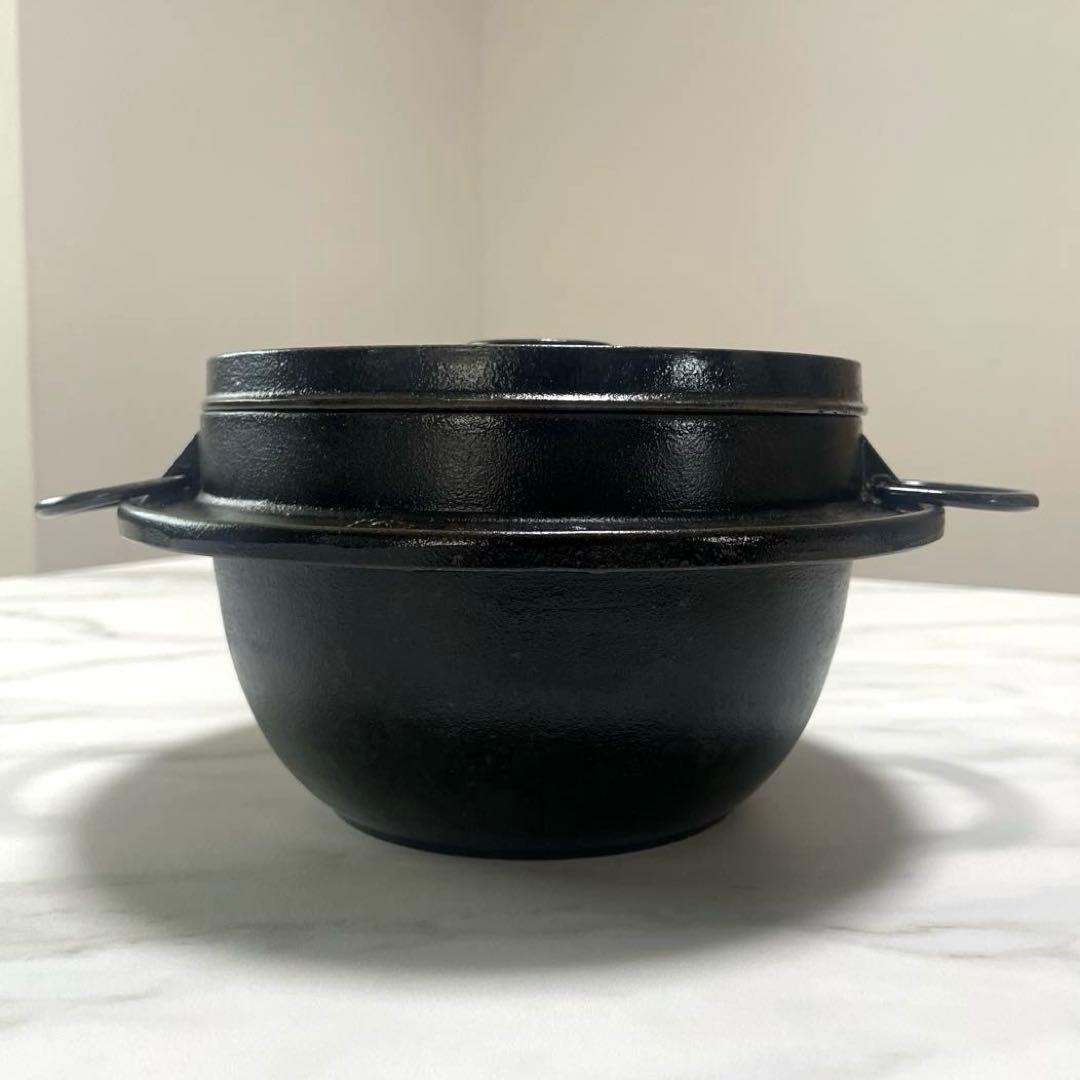 岩鋳　イワチュー　IWACHU ごはん鍋　5合炊　ご飯鍋　南部鉄器　黒