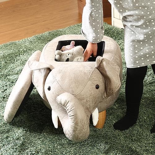 アニマルスツール・収納付き・ゾウ