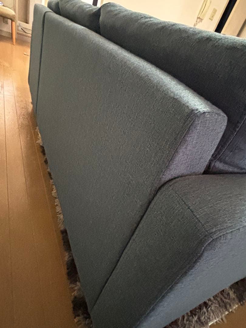 【5/25〆切】モダンデコ カウチソファ 3人掛け※オットマン別売り