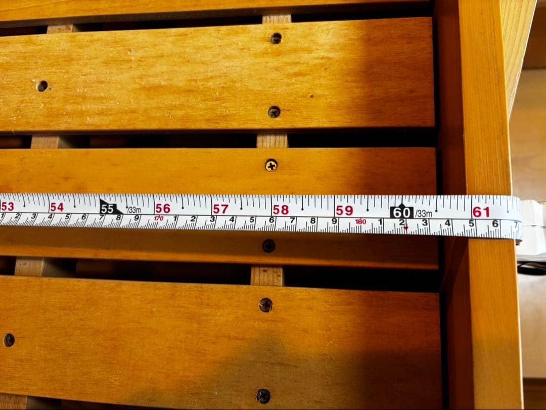 木製ロフトベッド（階段・引き出し2個付き収納抜群）ナチュラルカラー