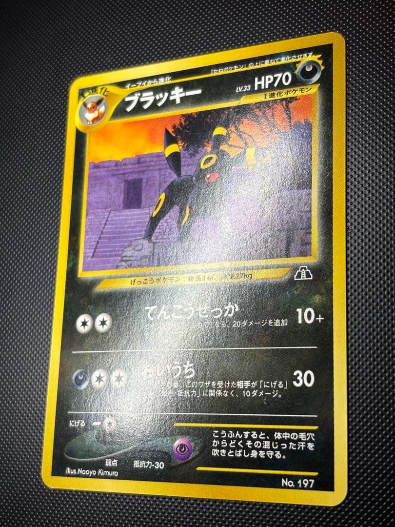 旧裏 ブラッキー プレミアムファイル2 ☆neo 遺跡をこえて