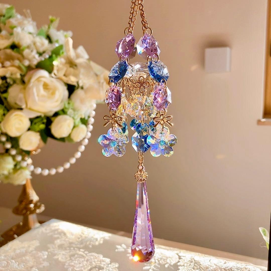 さーちん様♡*.スワロフスキー♡シャンデリア風サンキャッチャー♡2点♡