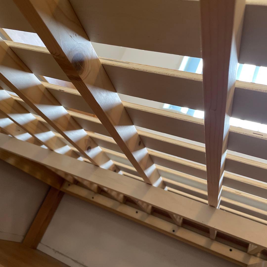 2020年購入【無印良品MUJI】木製ベッドダブル・オーク材 ベッド下収納2個付