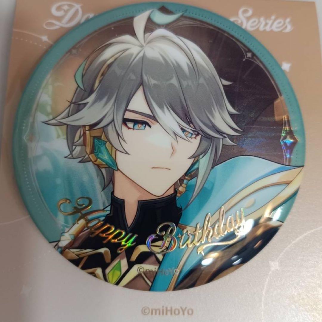 公式正規品 アルハイゼン 缶バッジ 2025 命定の日 原神 生誕祭 誕生祭