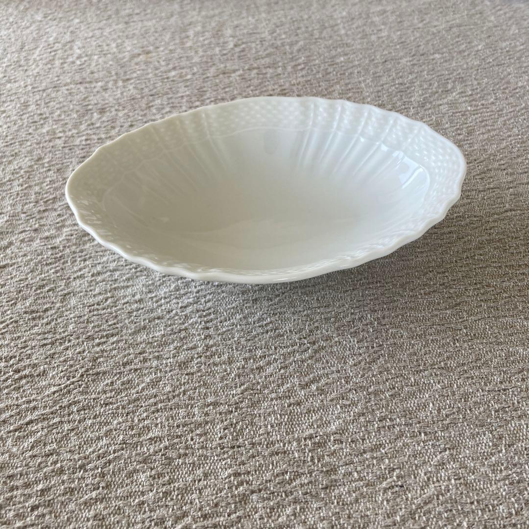 ベッキオホワイトVecchio ginori white　ひし形ミニボウル５枚