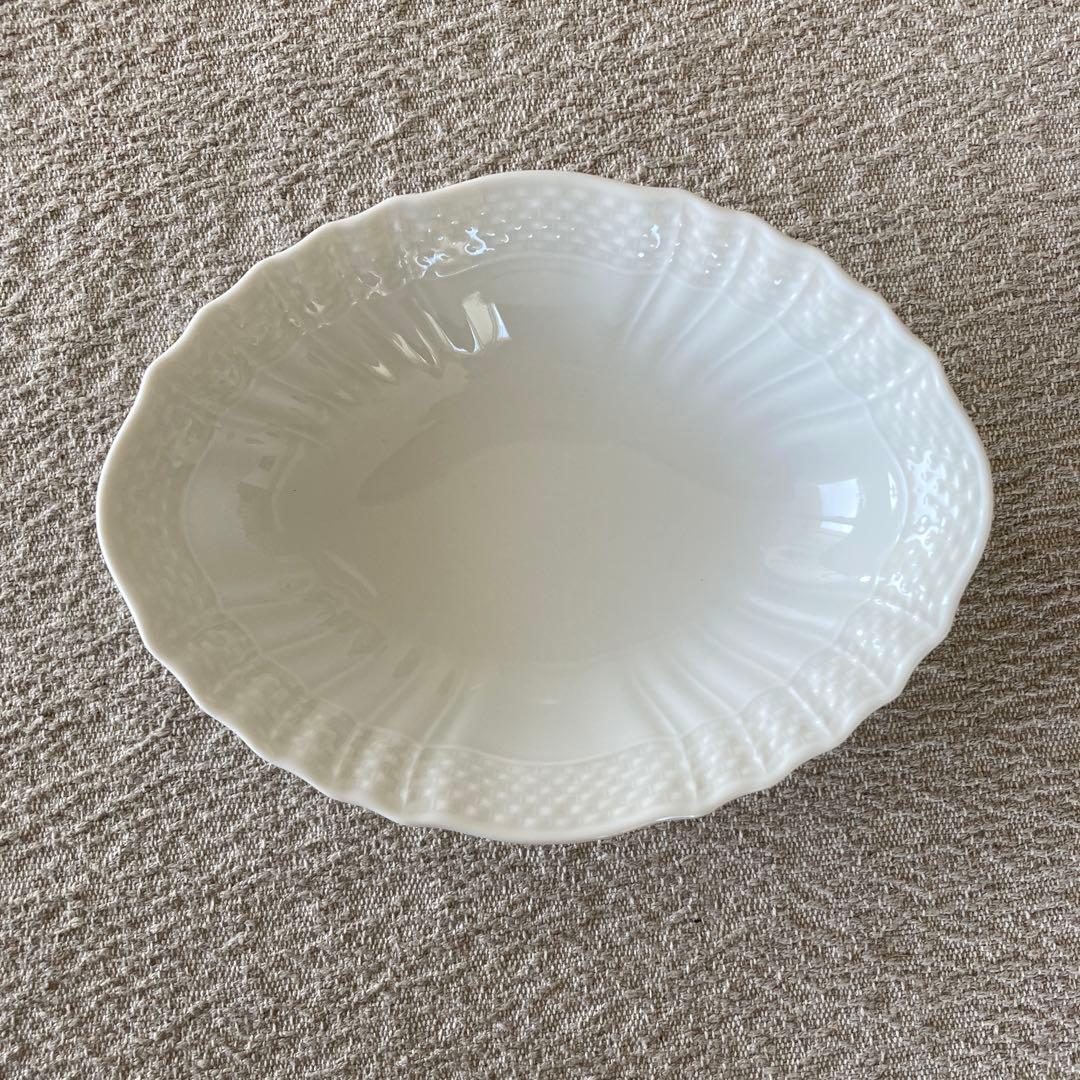 ベッキオホワイトVecchio ginori white　ひし形ミニボウル５枚