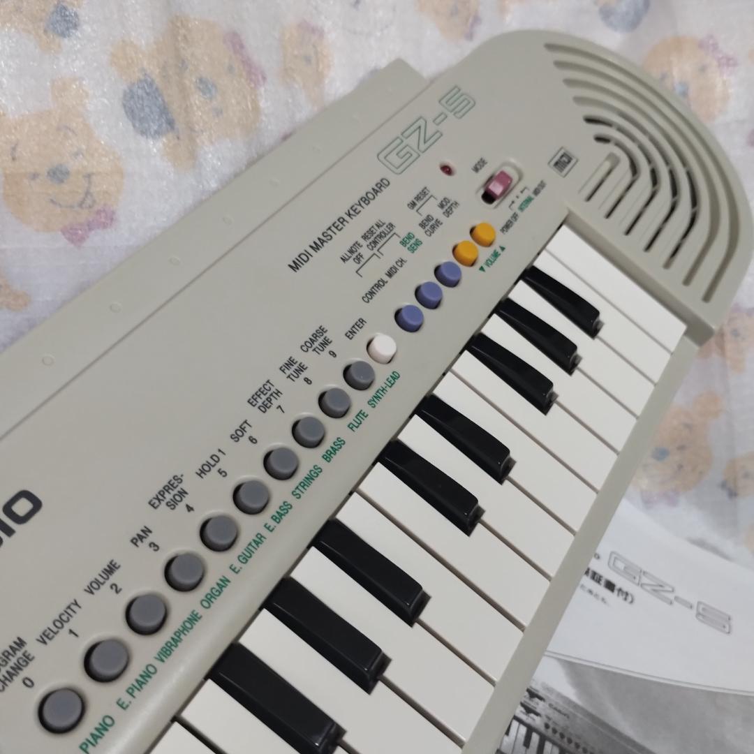 カシオ・MIDIキーボード 「 GZ-5 」純正ACアダプター付き