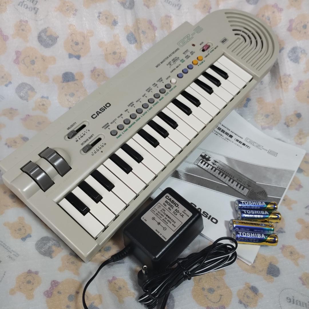 カシオ・MIDIキーボード 「 GZ-5 」純正ACアダプター付き