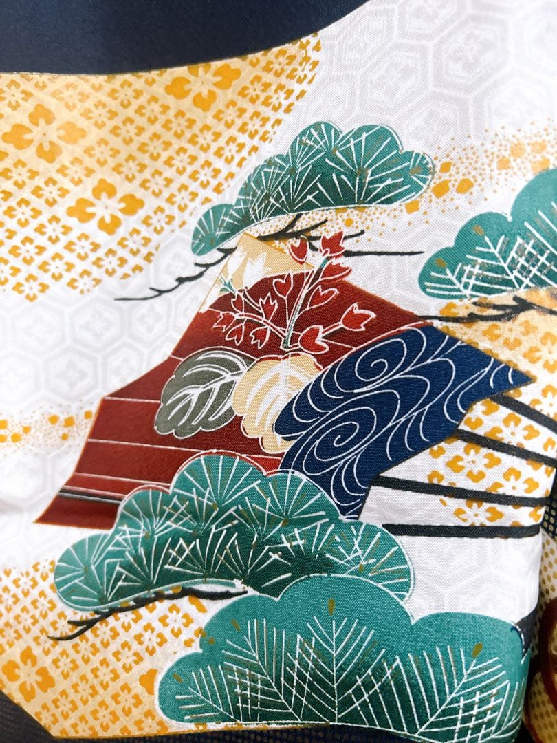 簡単袴セット♡七五三　5歳　男の子　セット　一式　紺色系　鷹