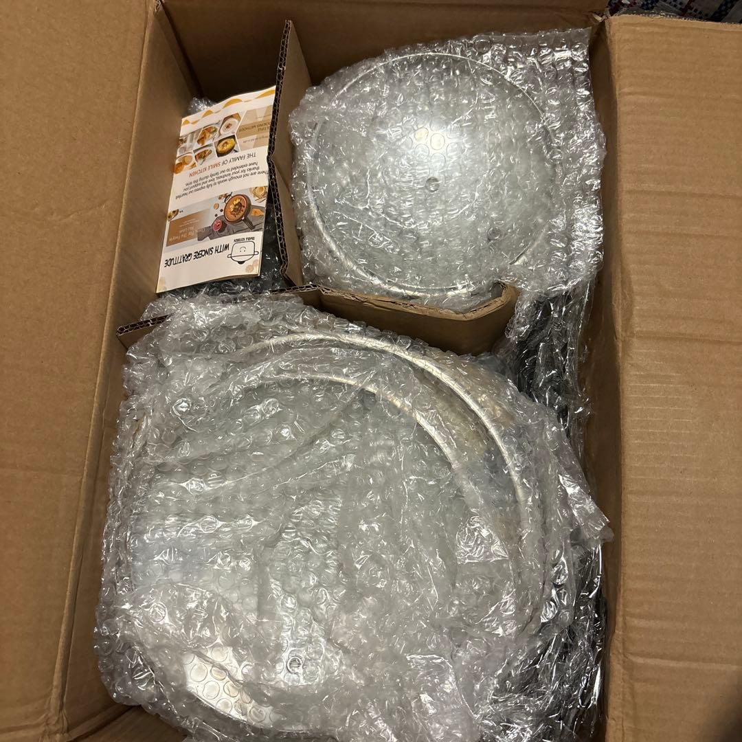 最安値！【新品】フライパン鍋セット　ビースアルミニウムセラミック 調理器具セット