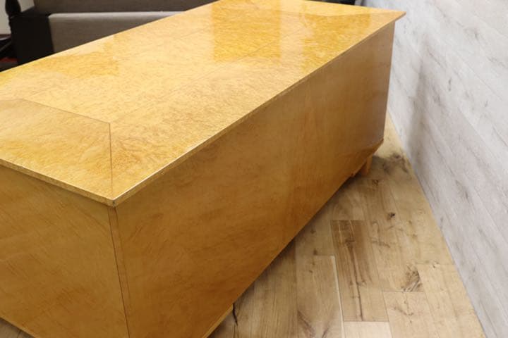 GMEK529○IDC大塚家具 スプレンダー バーズアイメープル 両袖机 書斎机