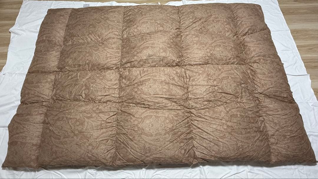 西川の高級羽毛掛布団 ダウン・新品・未使用 ドイツのParadies社製 軽量