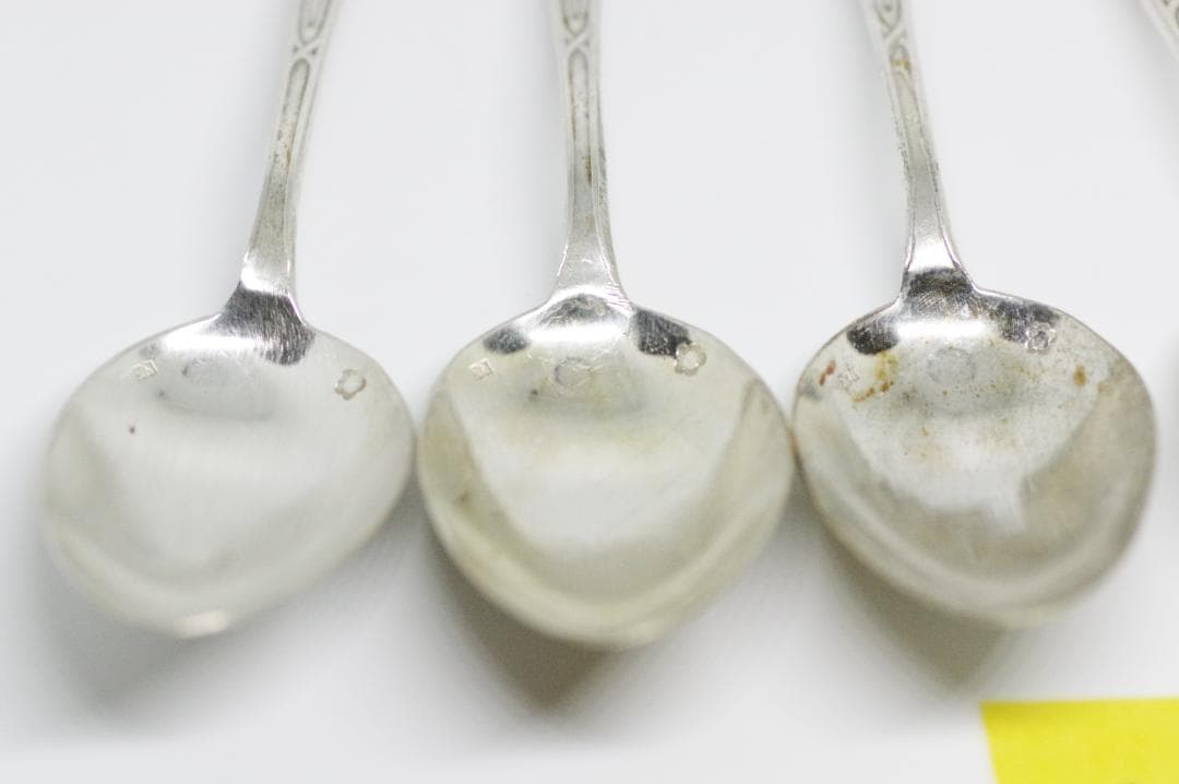 【超お得】No2【純銀・ソリッドシルバー】 6本セットスプーン