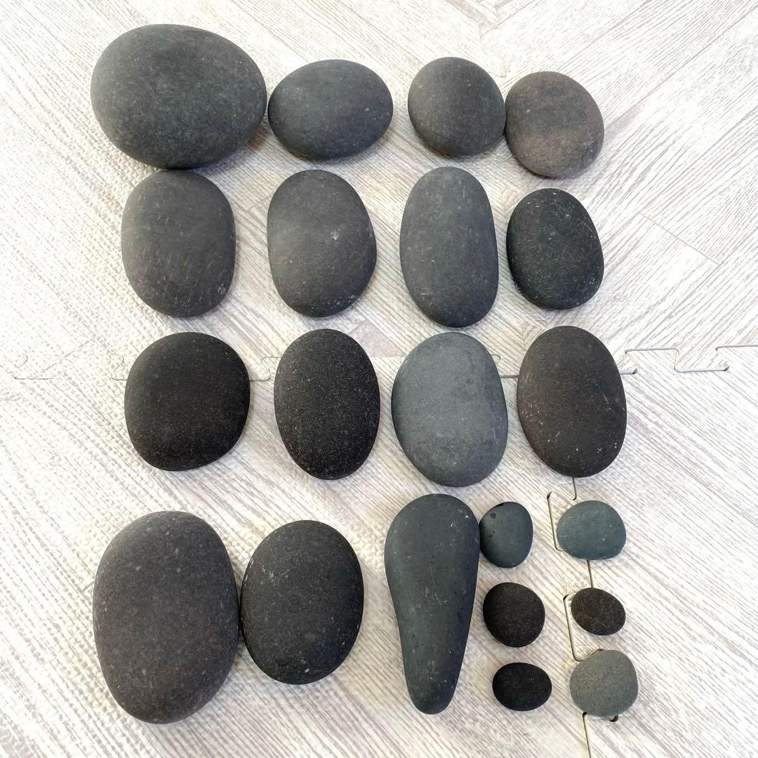 ホットストーン　ラベンダーヒル　21個　玄武岩　アリゾナ発