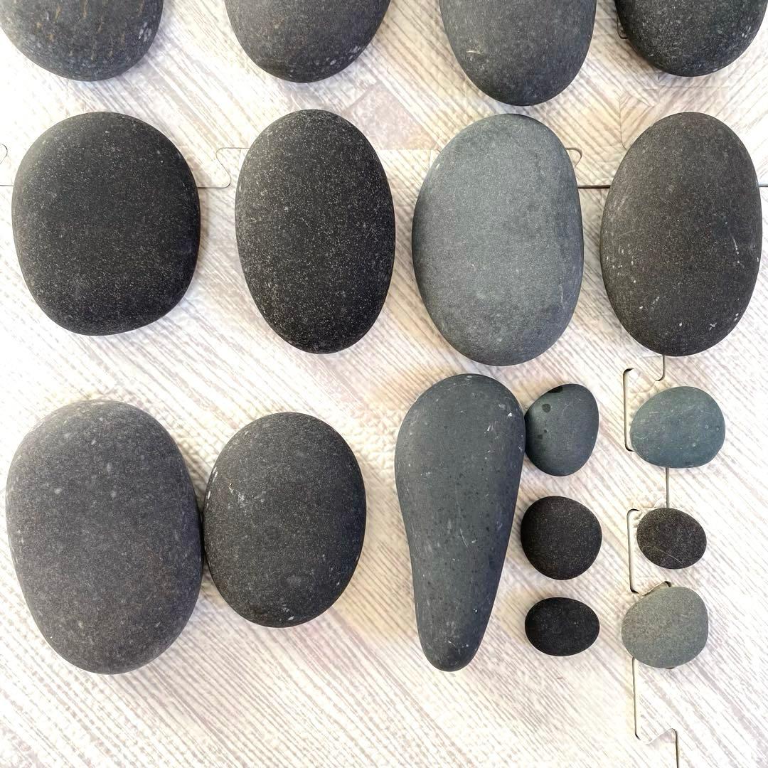 ホットストーン　ラベンダーヒル　21個　玄武岩　アリゾナ発