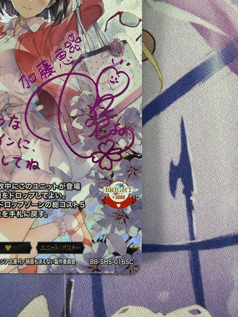 「blessing software」メインヒロイン担当 恵 SC