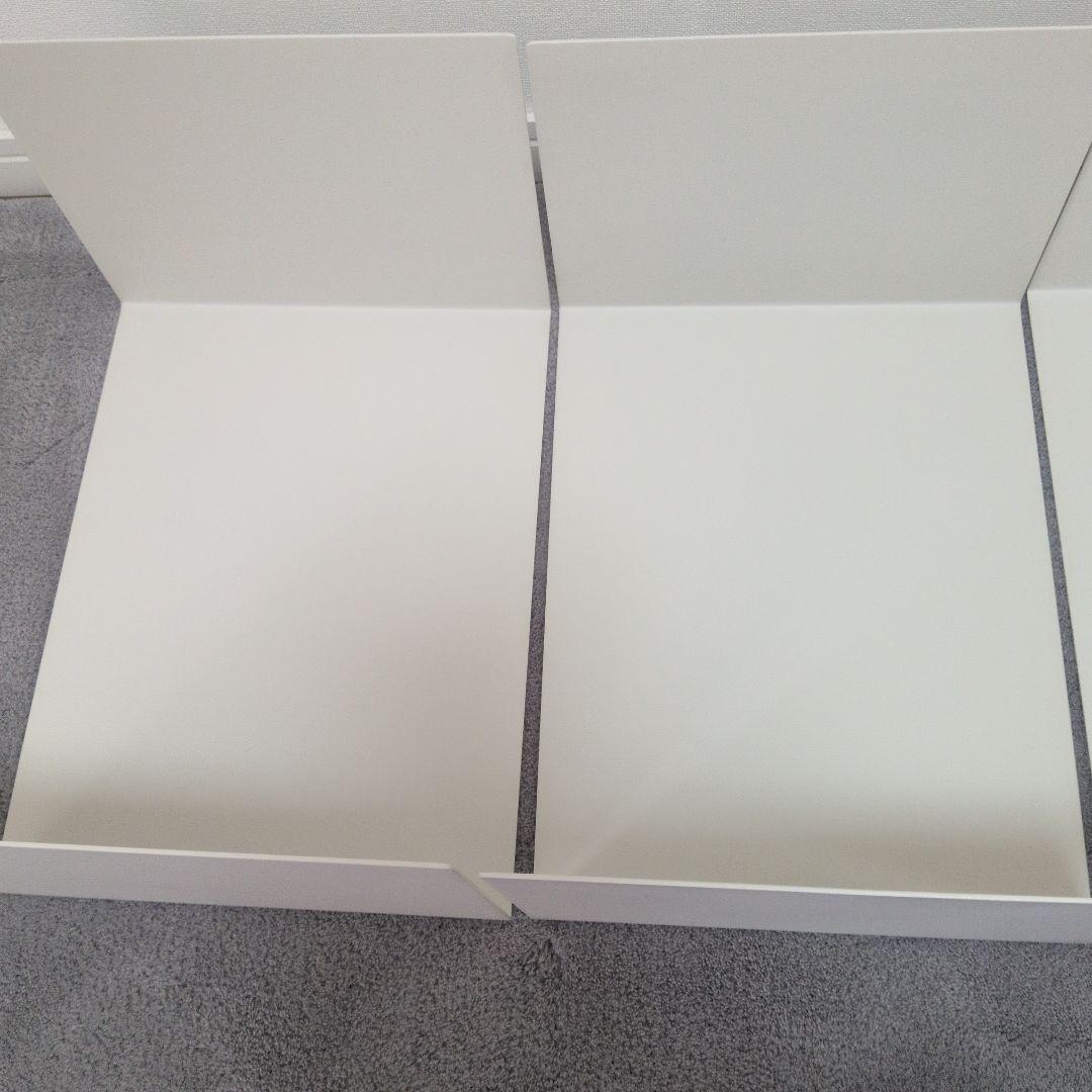 無印良品コの字棚4個セット　スタッキングシェルフ用