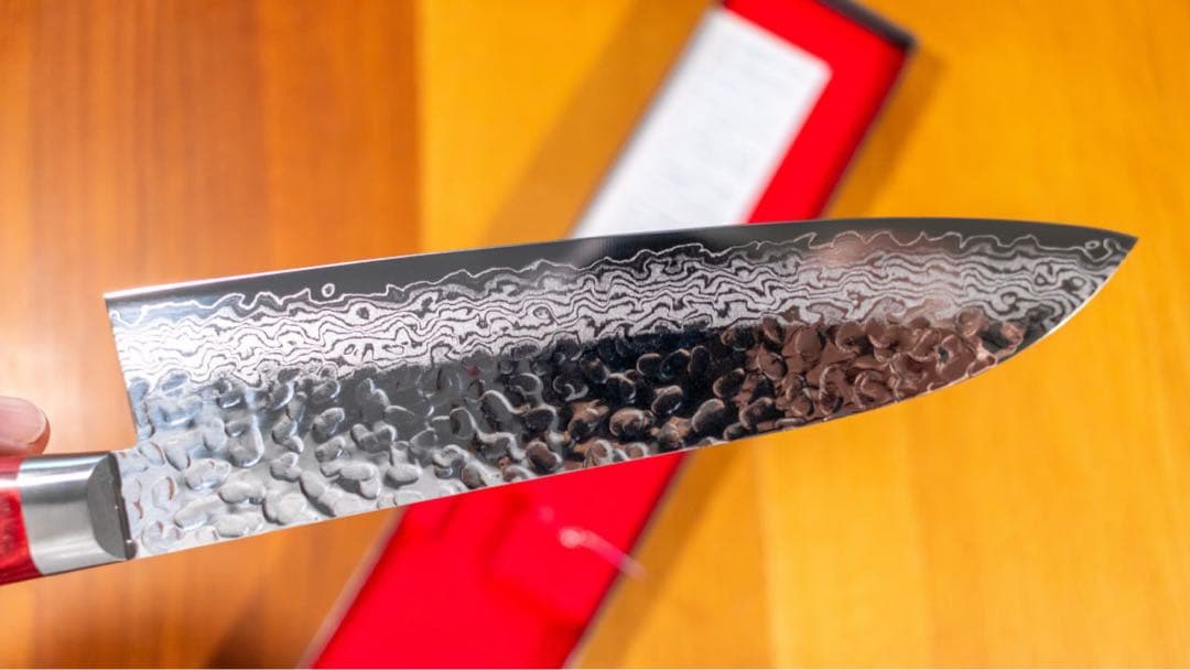 ダマスカス鋼 包丁 関 安田刃物 さくさく新品