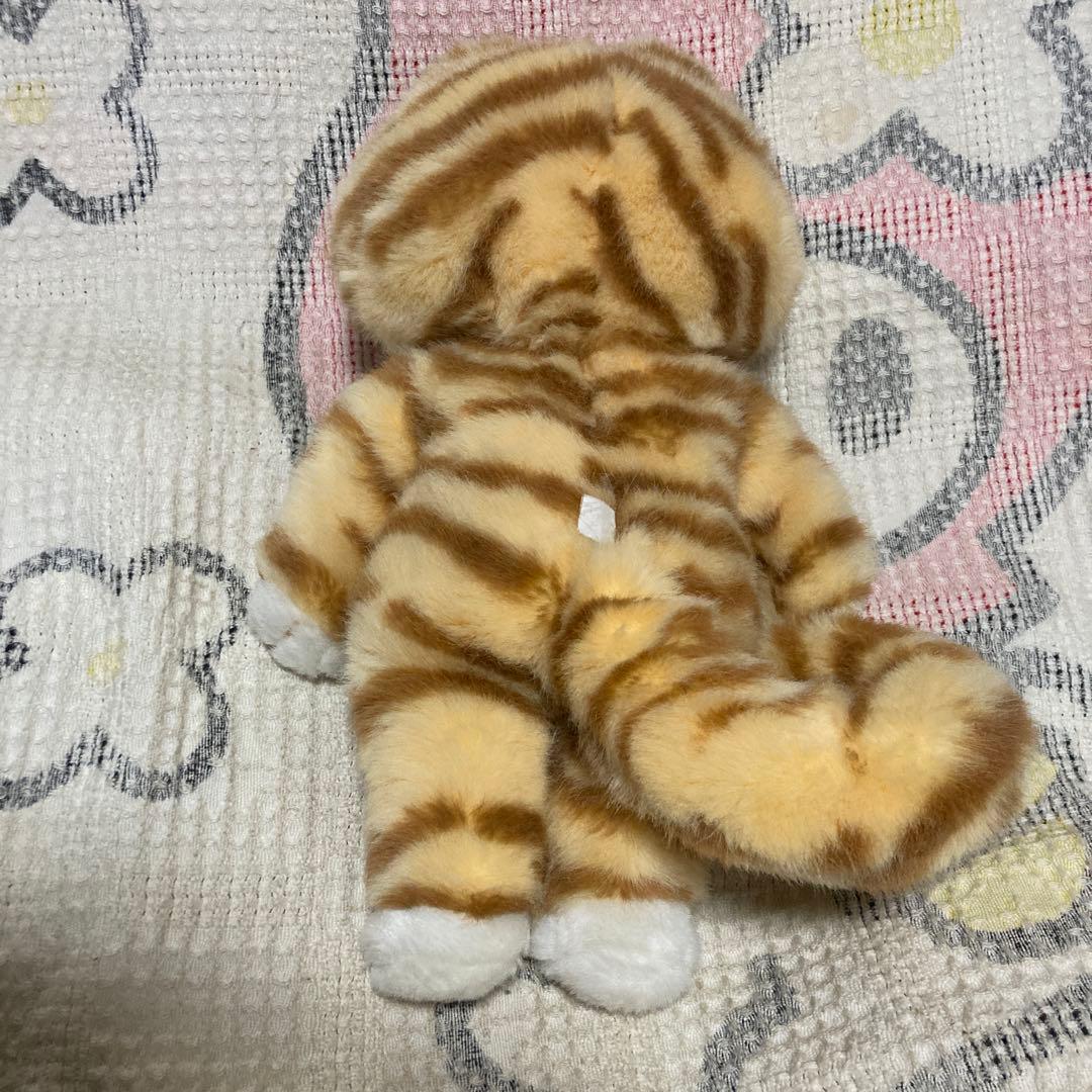 11ぴきのねこ とらねこ大将 ぬいぐるみ 中古品 毛足の長いタイプ