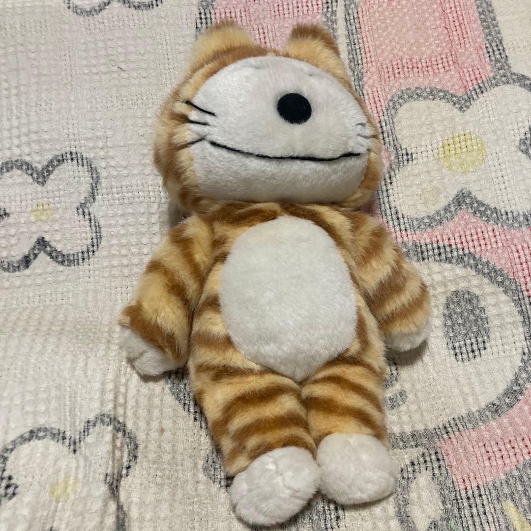 11ぴきのねこ とらねこ大将 ぬいぐるみ 中古品 毛足の長いタイプ