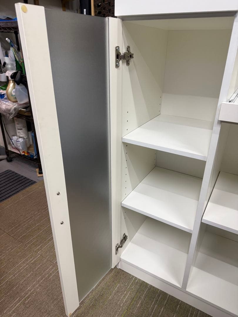 【美品】ニトリ　レンジ台　（フォルムN RE1275 WH）　レンジボード