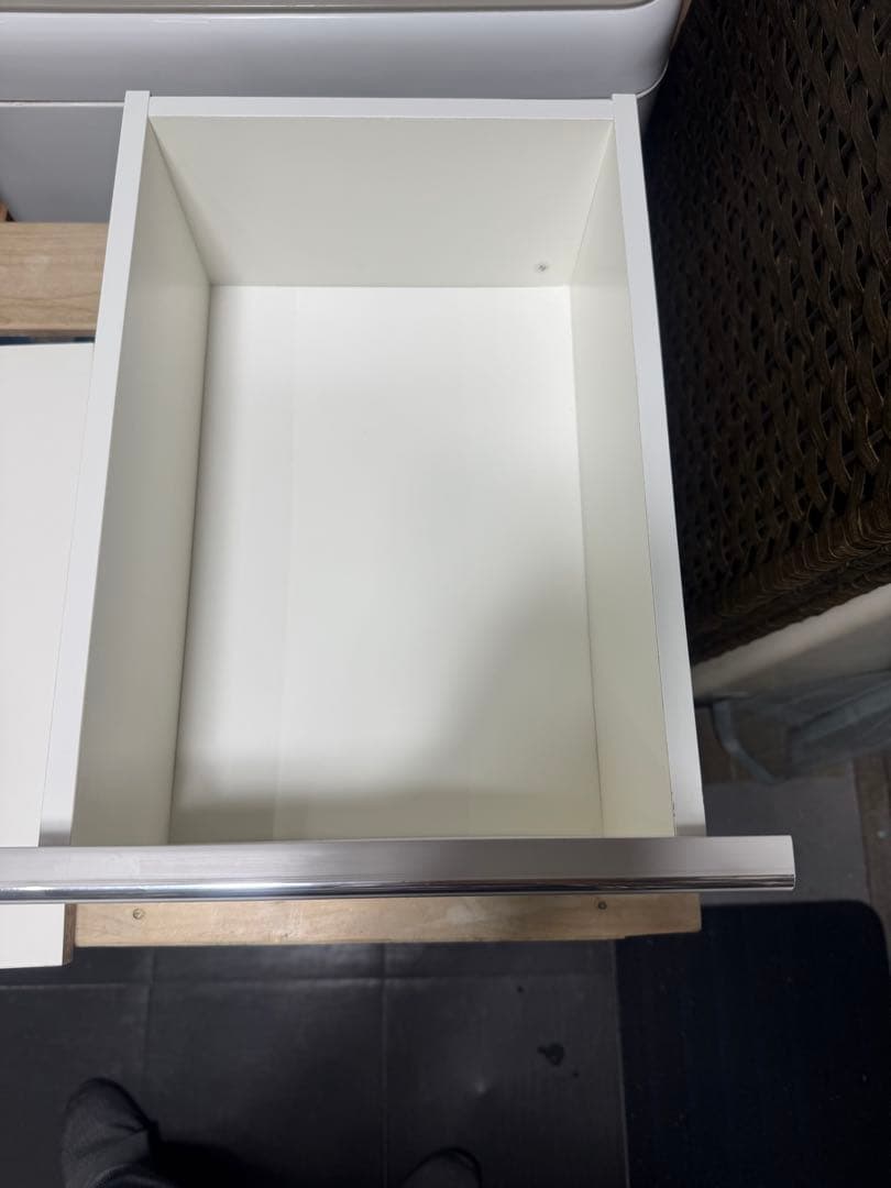 【美品】ニトリ　レンジ台　（フォルムN RE1275 WH）　レンジボード