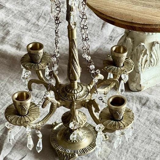 キャンドルスタンド アンティーク クラシック 真鍮 イタリアン 84320CS