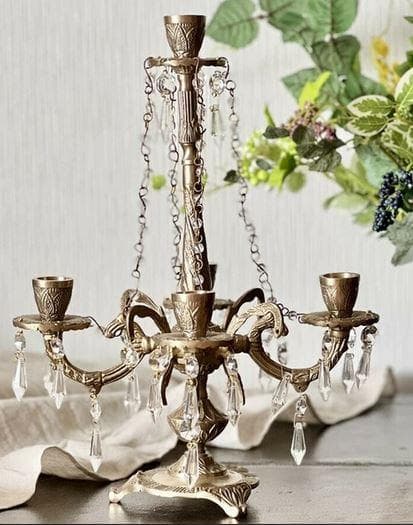 キャンドルスタンド アンティーク クラシック 真鍮 イタリアン 84320CS