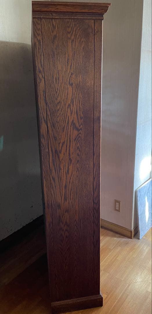 三越家具 Brugge ブルージュ 食器棚 飾り棚 キャビネット 楢材 英国